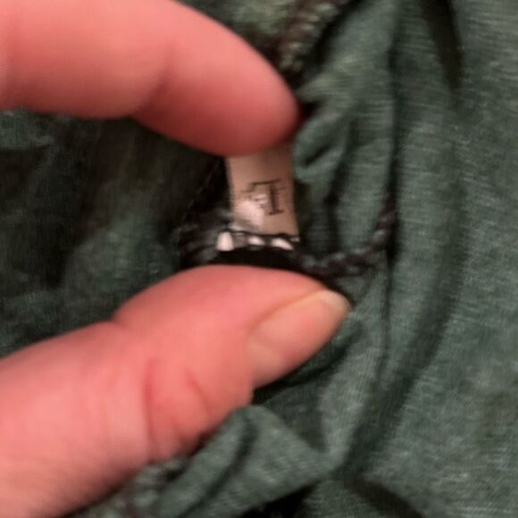 Green Long Sleeve Romper – Size Large - Picture 2 of 2